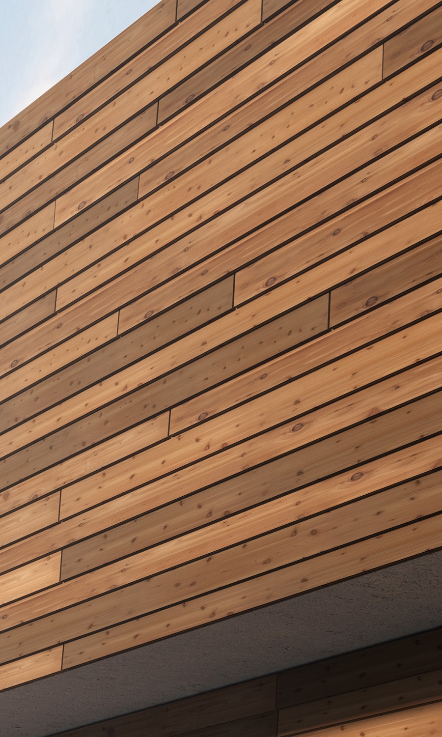 Bronsø thermo wood facade cladding